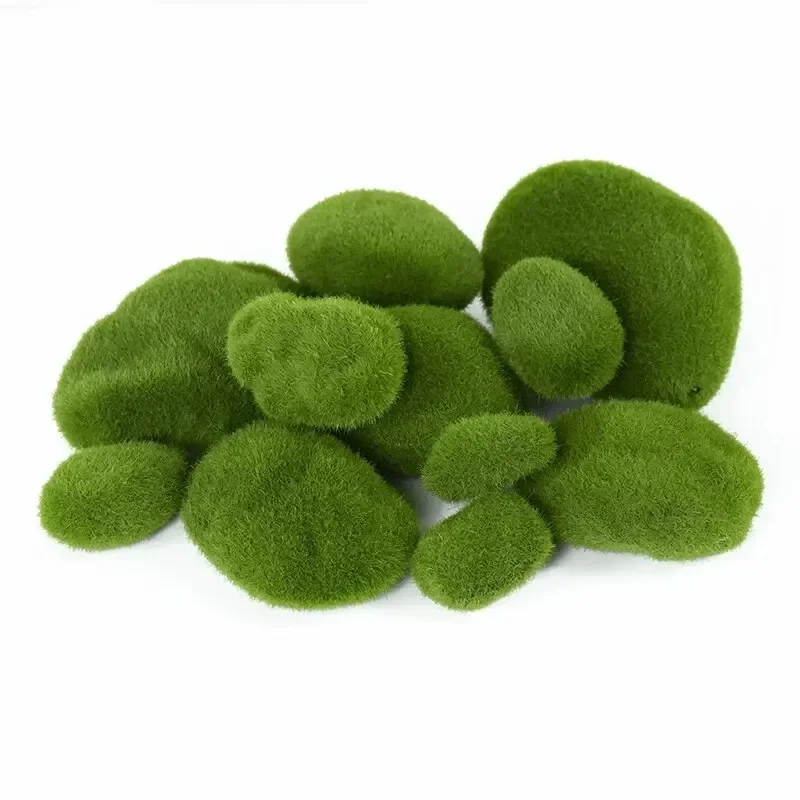 10Pcs Simulation Moss Stone Ar - Terrarium Moss Art ulasan dan harga