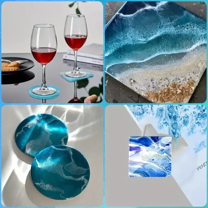 5Pcs/Set DlY Epoxy Resin Cup C - Coaster Mold Round ulasan dan harga