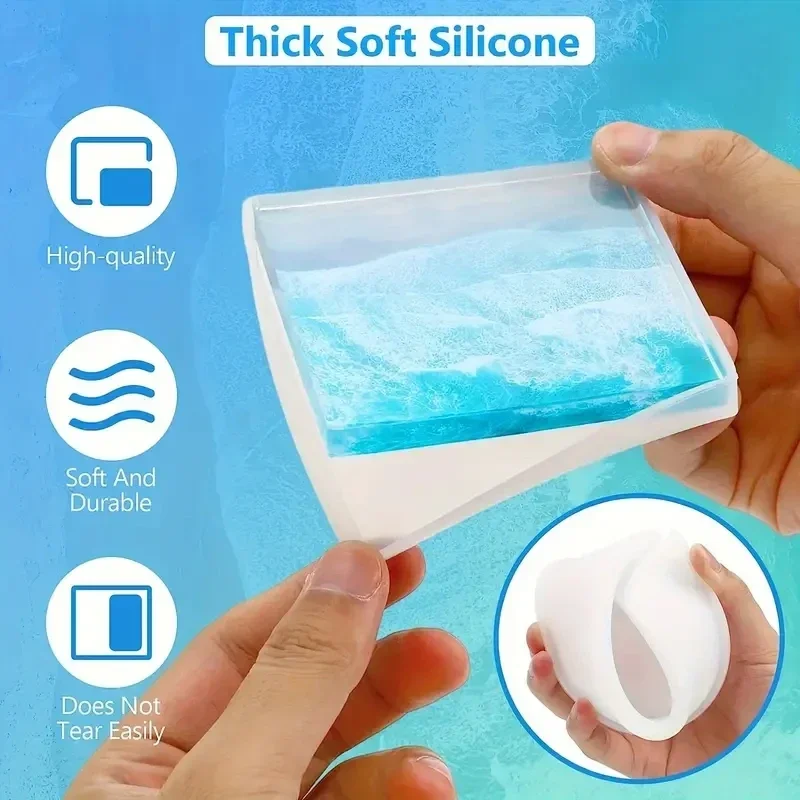 5Pcs/Set DlY Epoxy Resin Cup C - Coaster Mold Round ulasan dan harga