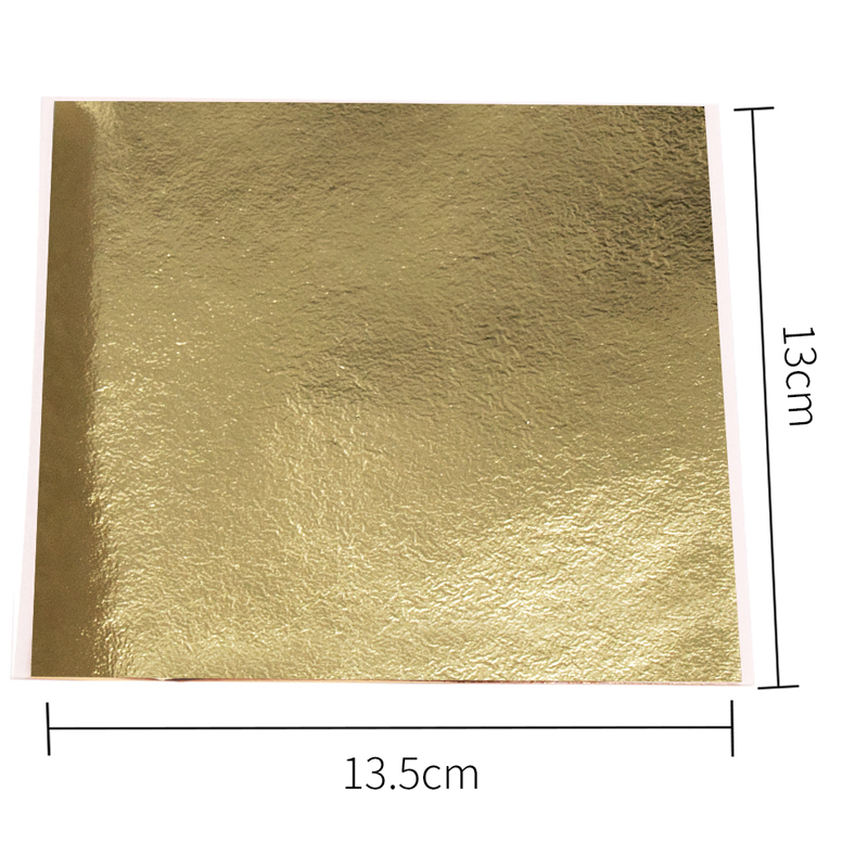 13x13.5cm Black Foil Paper Gol - Gold Foil Flakes ulasan dan harga