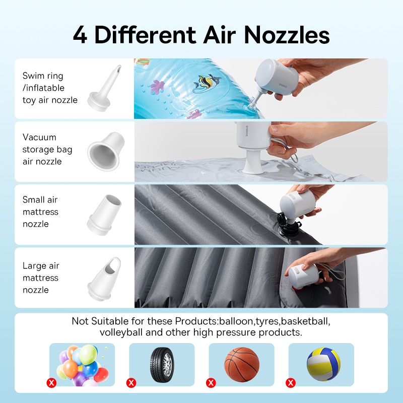 Baseus Mini Air Pump Portable  - Vacuum Chamber Small ulasan dan harga