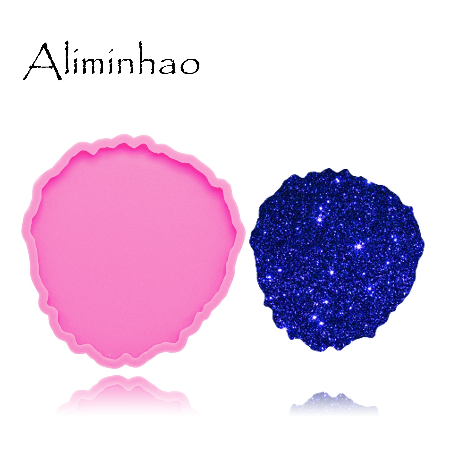 DY0278 Shiny High quality roun - Geode Mold Silicone ulasan dan harga