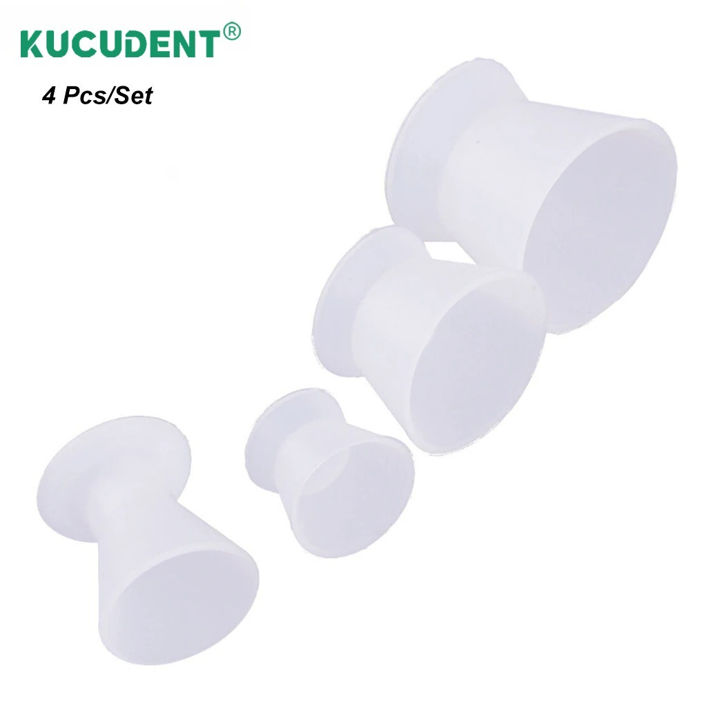4Pcs/Set Dental Silicone Cup F - Mixing Cup Silicone ulasan dan harga