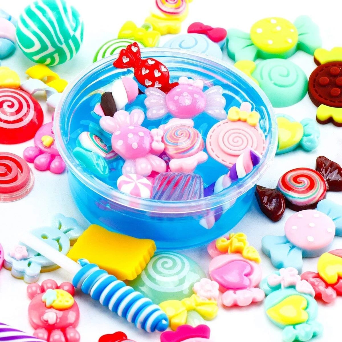 30pcs Random Candy Slime Charm - Resin Jewelry Kit ulasan dan harga