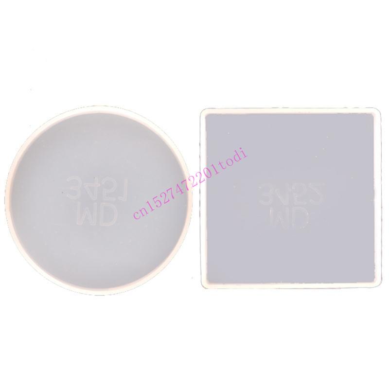 2Pcs Round Square Resin Mold G - Geode Mold Silicone ulasan dan harga