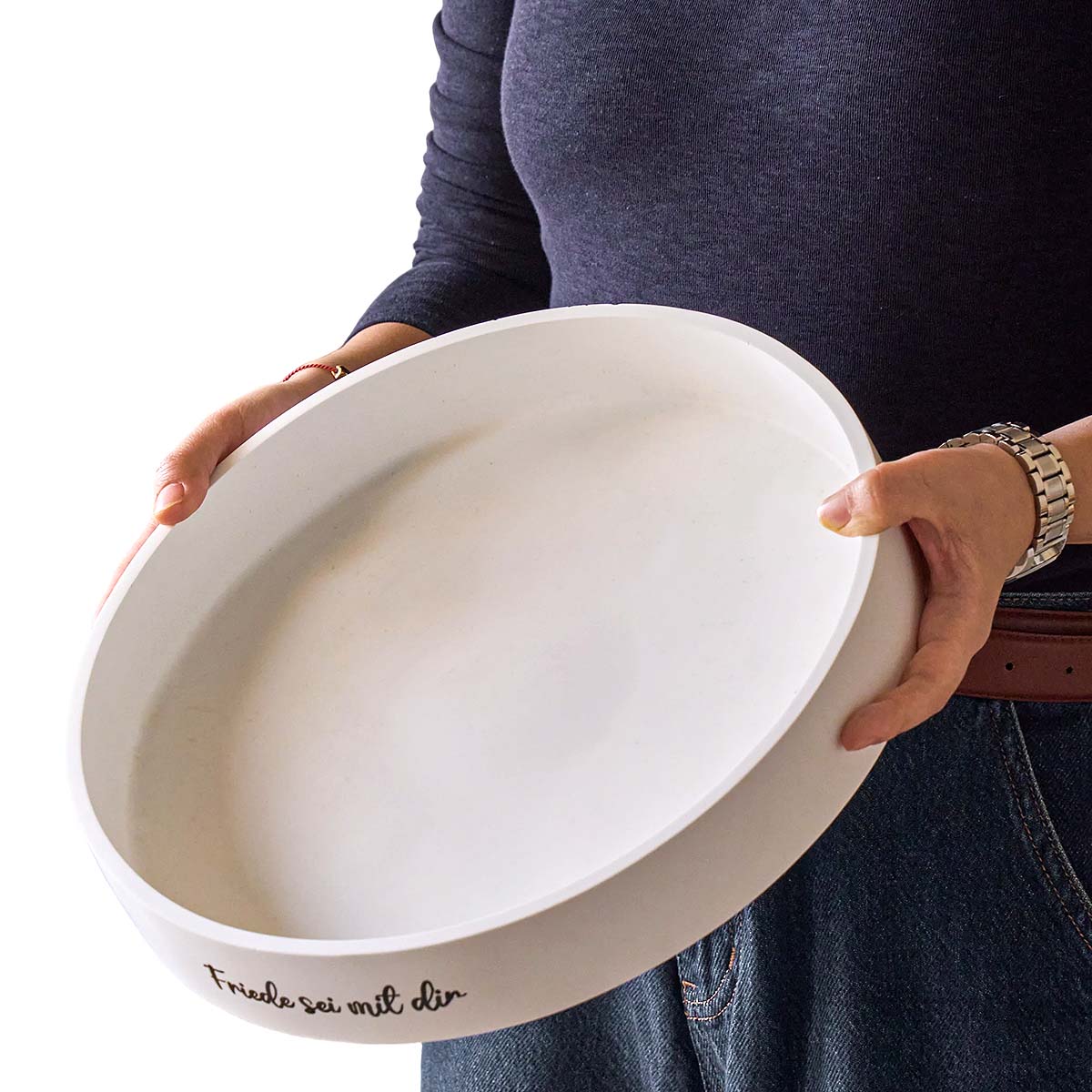 Concrete Round Candle Bowl Ves - Coaster Mold Round ulasan dan harga