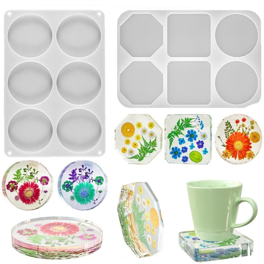 Creative Coasters Silicone Mol - Coaster Mold Round ulasan dan harga