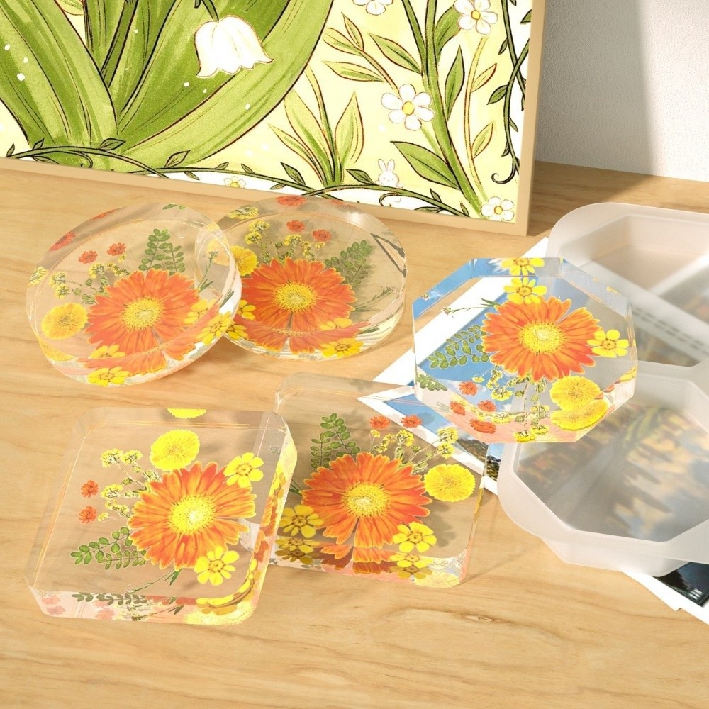 Creative Coasters Silicone Mol - Coaster Mold Round ulasan dan harga