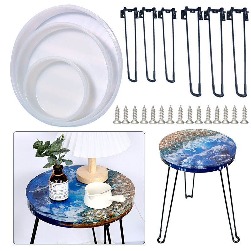 Large Round Tray UV Resin Mold - Coaster Mold Round ulasan dan harga