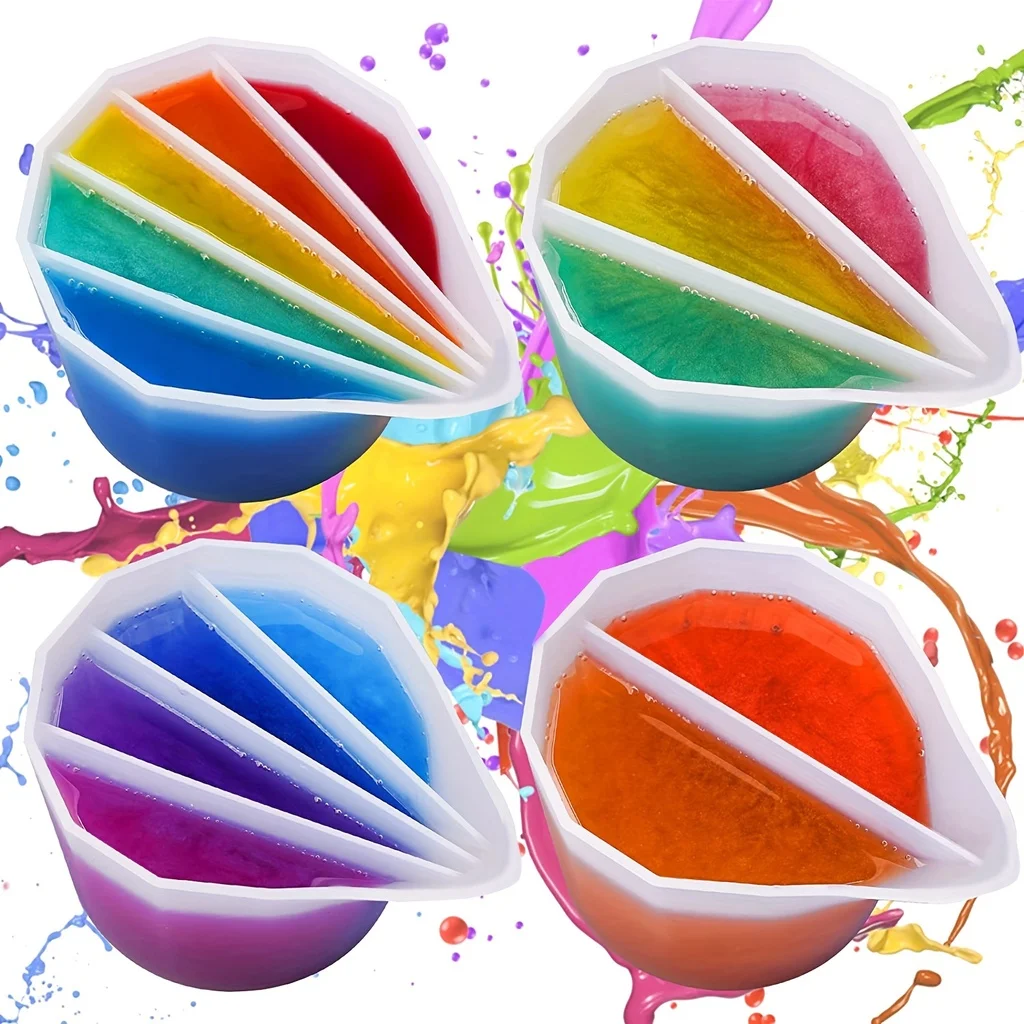 Color Mixing Split Cup For Pou - Mixing Cup Silicone ulasan dan harga