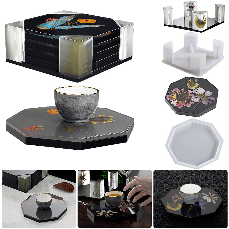 Silicone Coaster Storage Box M - Coaster Mold Round ulasan dan harga
