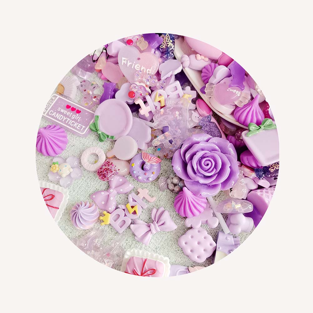 DIY jewelry mobile phone decor - Resin Crafts Diy ulasan dan harga